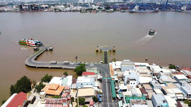 TPHCM và Đồng Nai sẽ xây cầu thay phà Cát Lái. Ảnh: Hà Anh Chiến