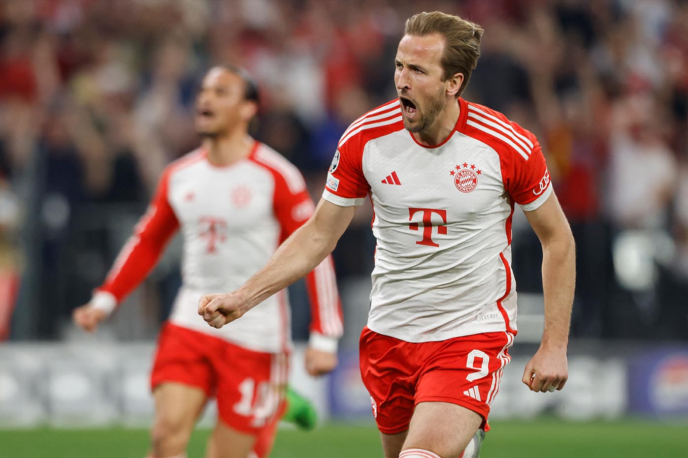 Kane đang có mùa giải hay nhất tại Bayern. Ảnh: AFP