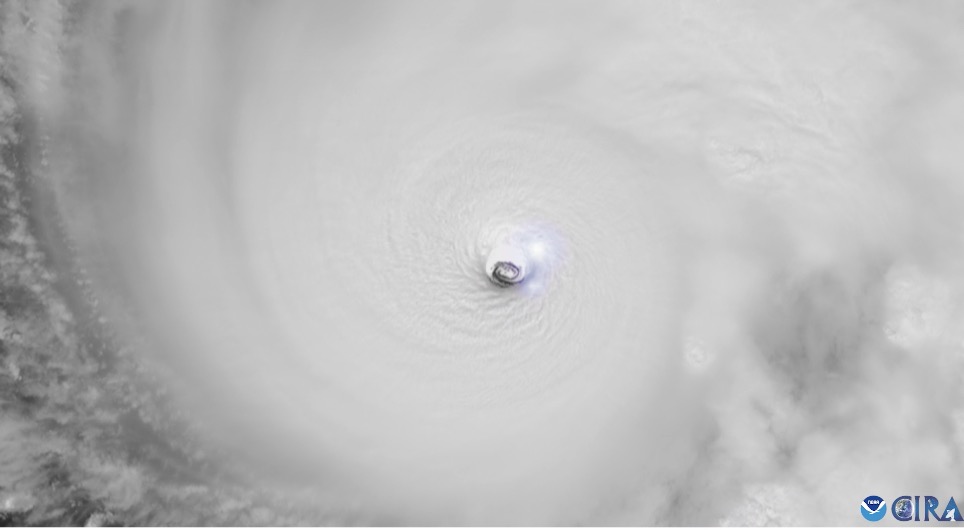 Bão Melissa là siêu bão mạnh nhất hành tinh năm 2025. Ảnh: Cơ quan Khí quyển và Đại dương Quốc gia Mỹ (NOAA)