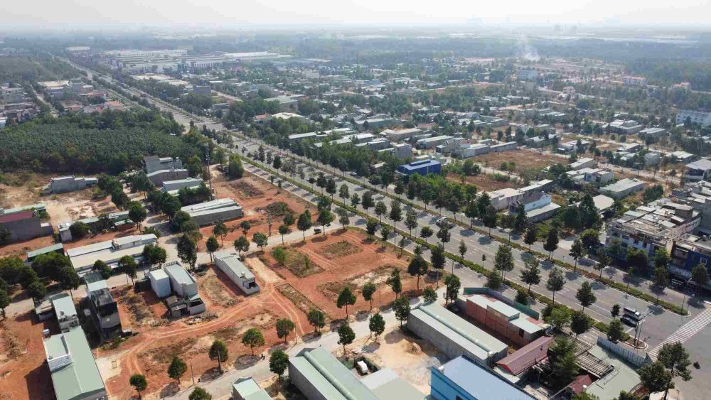 Dự án đường Vành đai 4 đia qua 10 xã phường khu vực Bình Dương trước đây. Ảnh: Đình Trọng