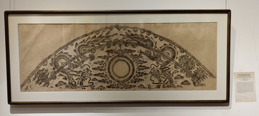 Bản rập trán bia từ đường danh tướng Đào Quang Nhiêu.