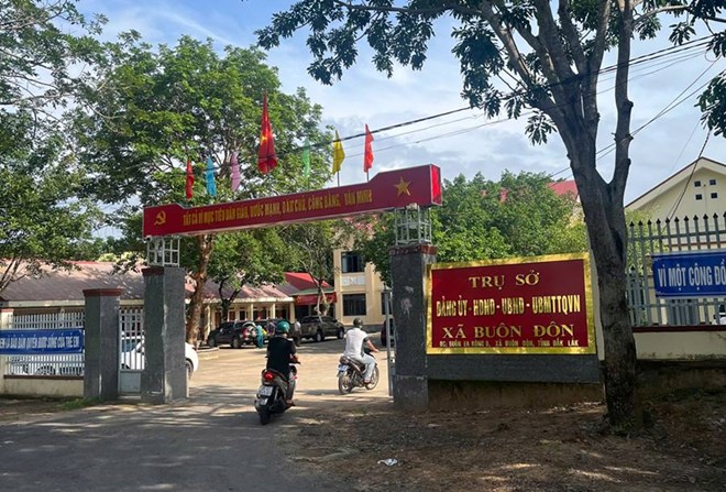 Xã Buôn Đôn là địa phương có diện tích lớn, đông đồng bào dân tộc thiểu số sinh sống. Ảnh: Bảo Lâm