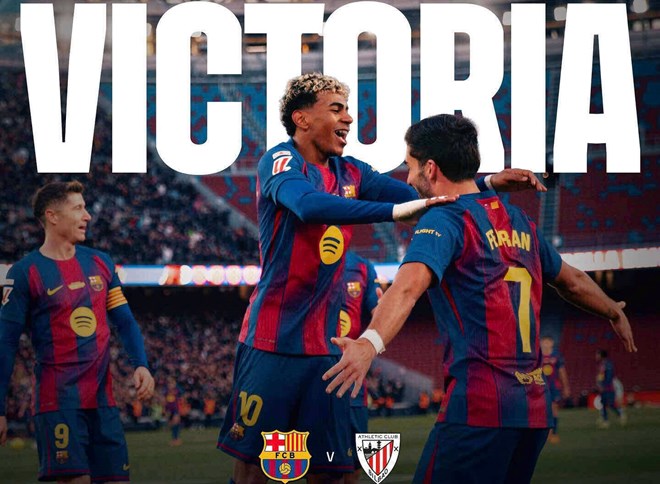 Barcelona thắng đậm Athletic Bilbao ngày trở lại Camp Nou