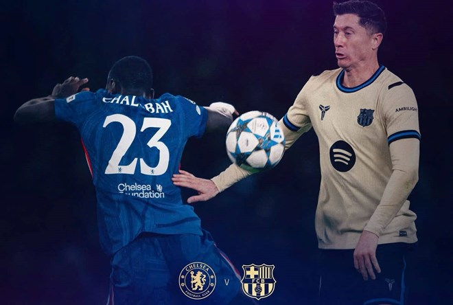 Chelsea thắng đậm Barcelona trên sân nhà tại Champions League