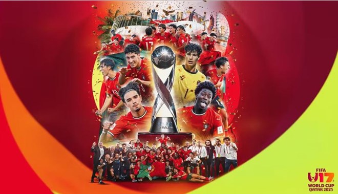 Ronaldo chúc mừng đàn em vô địch U17 World Cup