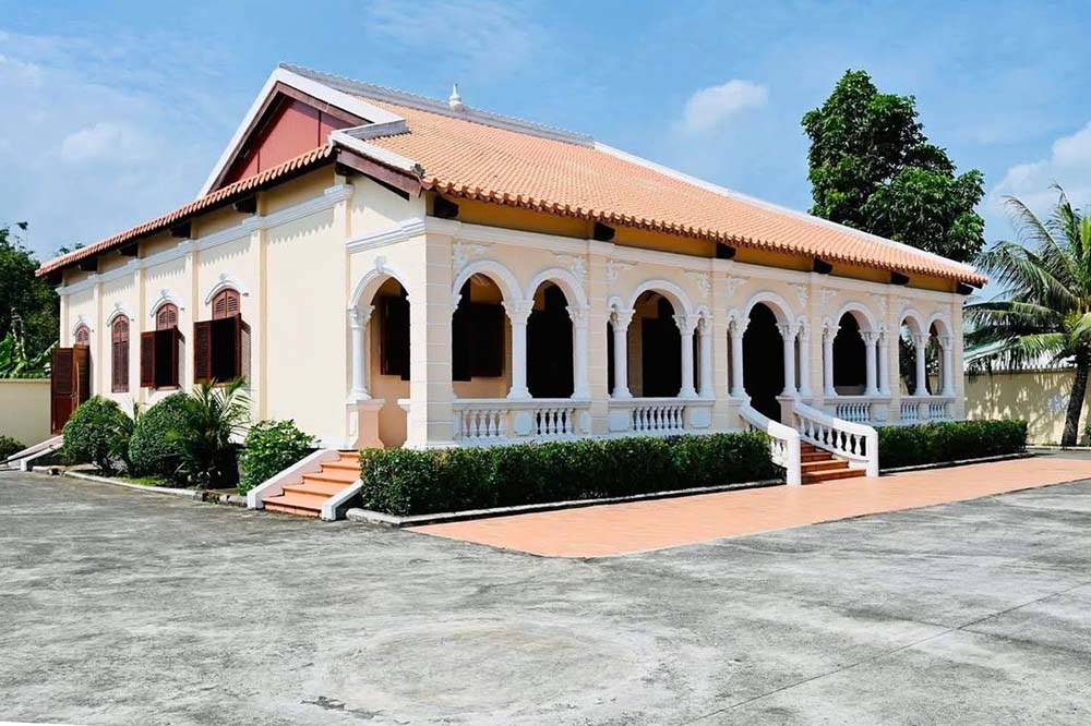 Di tích quốc gia Nhà Long Hiệp. Ảnh: Công TTĐT tỉnh Tây Ninh