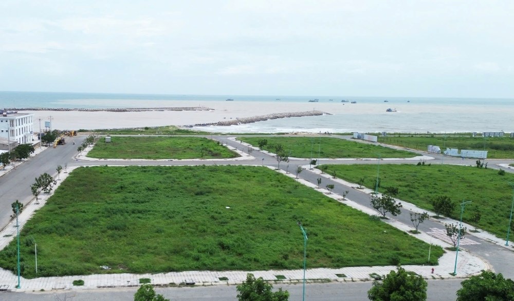 Dự án Lấn biển tạo Khu dân cư - Thương mại - Dịch vụ mới La Gi. Ảnh: Phạm Duy