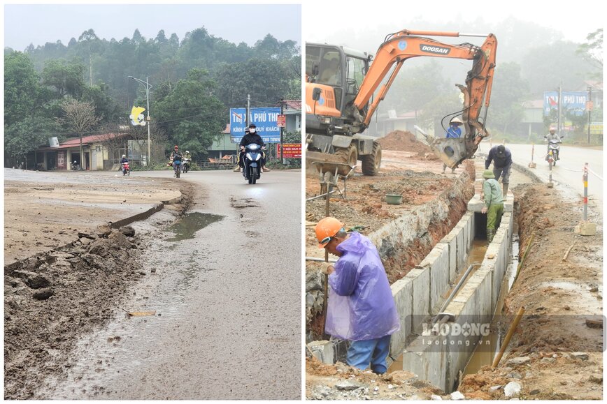 Không ít diện tích đường đã được giải tỏa. Ảnh: Tô Công.