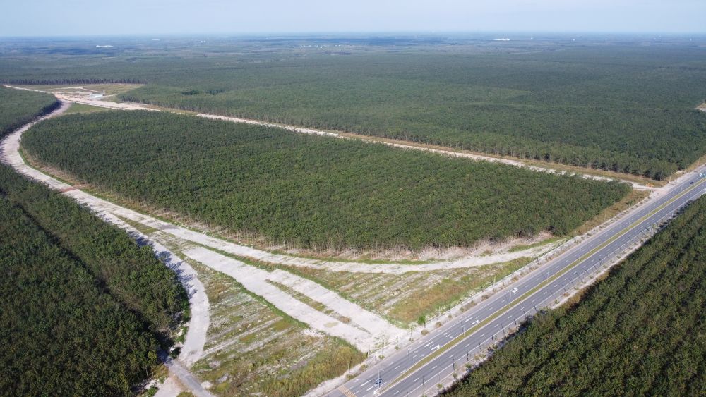 Hiện trạng công trường thi công ghi nhận ngày 8.12. Ảnh: Đình Trọng