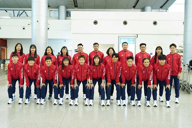 Tuyển futsal nữ Việt Nam lên đường sang Thái Lan dự SEA Games 33