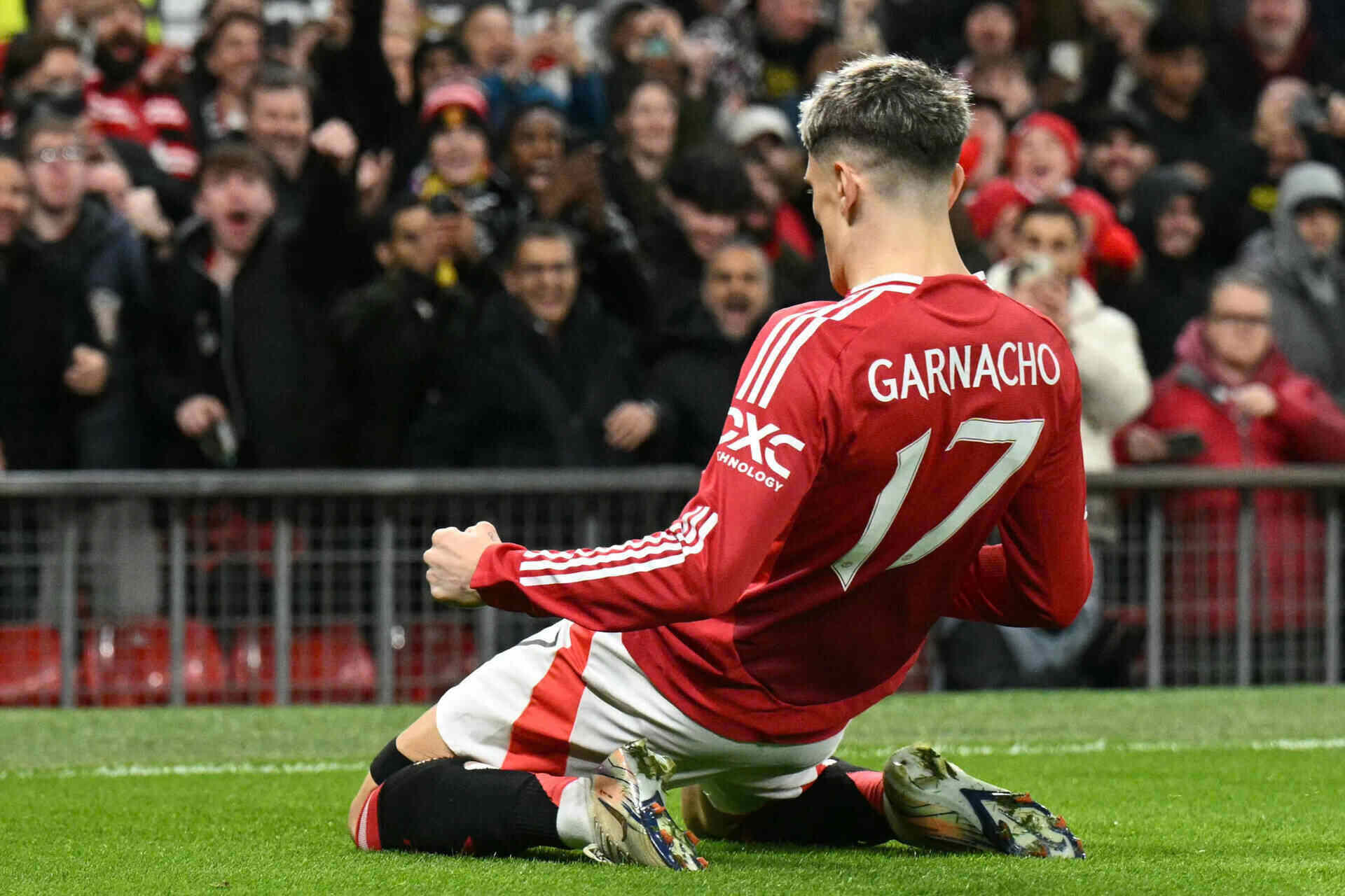 Garnacho đã cho thấy sự đúng đắn dù vẫn còn nhiều tiếc nuối với cổ động viên Man United khi anh dứt áo ra đi. Ảnh: AFP