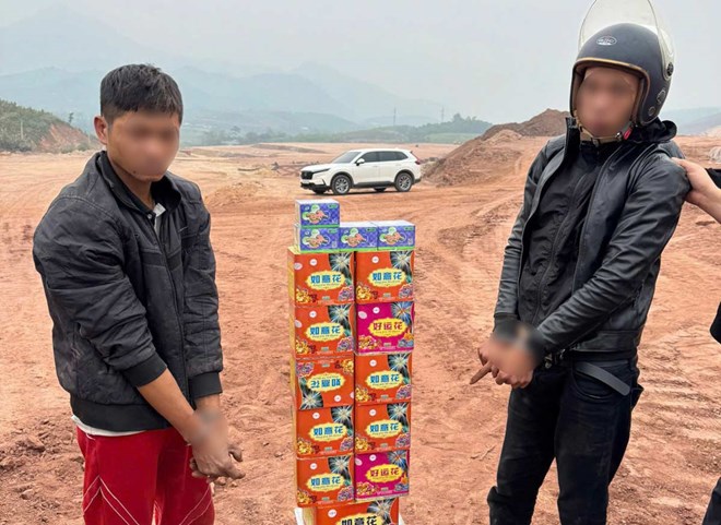 Liên tiếp xử lý các vụ vận chuyển pháo nổ tại Quảng Ninh