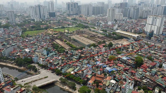 Cam kết của nhiều phường về thời điểm giao mặt bằng làm đường Vành đai 2,5