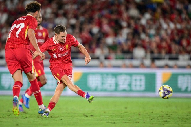 Florian Wirtz ghi bàn và giải tỏa áp lực cho Liverpool