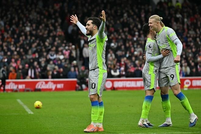 Rayan Cherki mang đến sự đột biến trong lối chơi của Man City. Ảnh: AFP