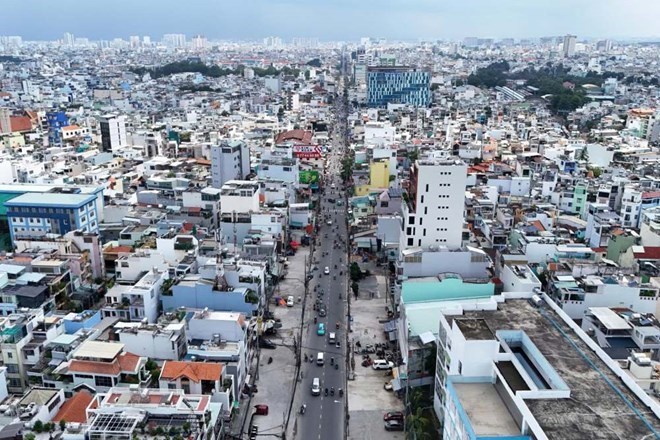 Metro số 2 TPHCM sẽ đi ngầm dưới đường Cách Mạng Tháng Tám. Ảnh: Anh Tú