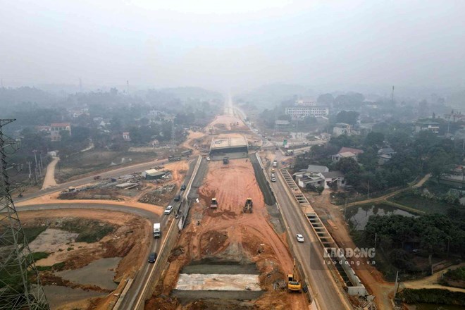 Đường dự án 692 tỉ đồng nối 2 cao tốc ở Phú Thọ thành hình