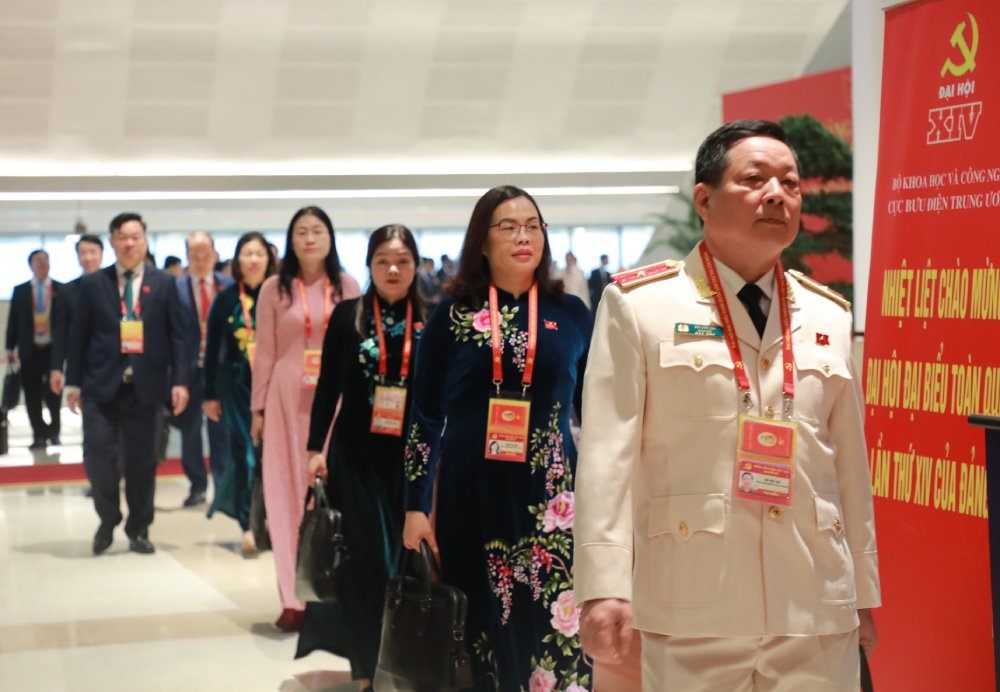 Đại hội XIV là sự kiện chính trị trọng đại, dấu mốc mở ra kỷ nguyên phát triển mới của đất nước. Ảnh: Phạm Đông