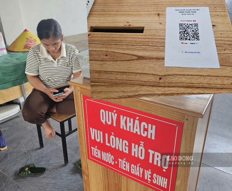 Nhiều năm qua, tình trạng thu phí khi khách đi vệ sinh tại các trạm dừng nghỉ luôn là vấn đề nhức nhối. Ảnh: Bảo Nguyên