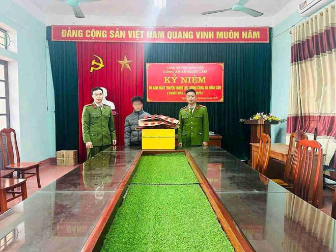 200 quả pháo nổ bị thu giữ, xử lý ở Hưng Yên