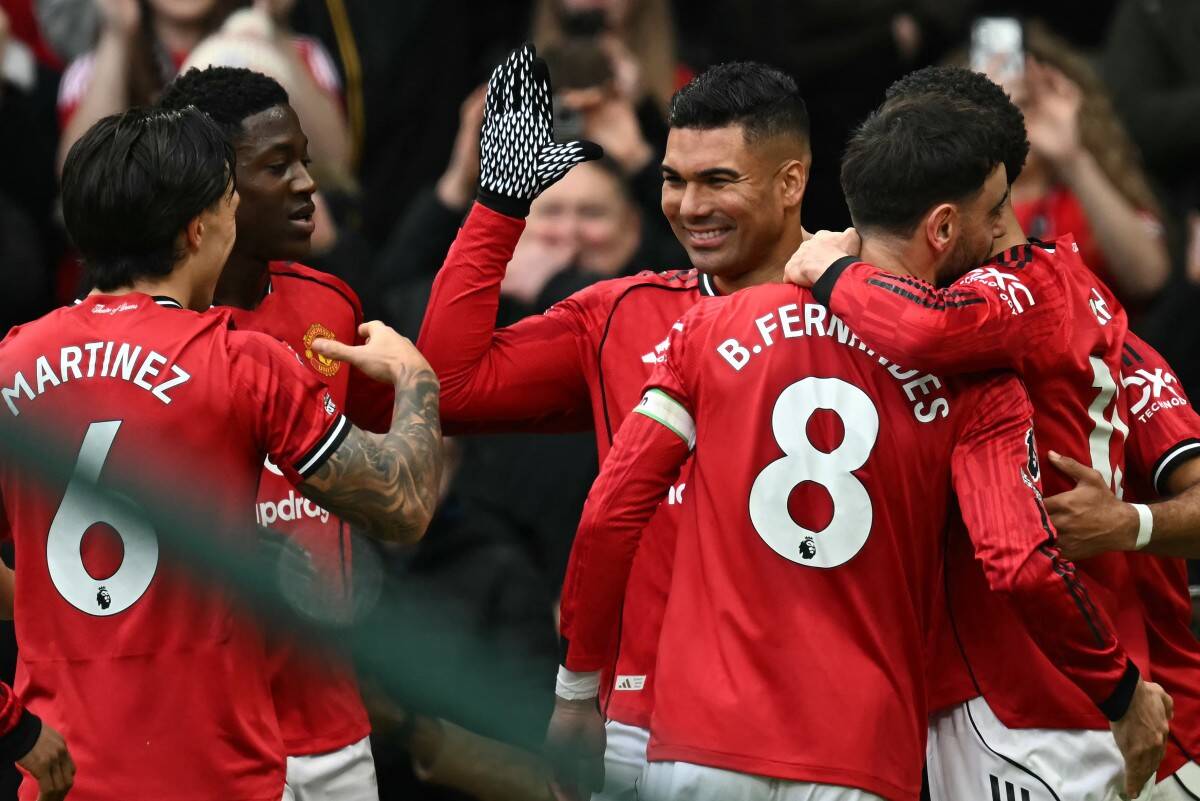 Man United giành chiến thắng đầy cảm xúc trước Fulham. Ảnh: AFP