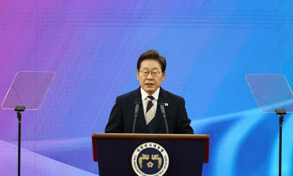 Tổng thống Hàn Quốc Lee Jae Myung. Ảnh: Xinhua