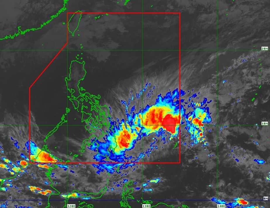 Cơ quan dự báo thời tiết Phillipines lưu ý bão Basyang có thể gây mưa lớn. Ảnh: PAGASA
