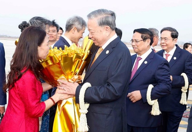 Tổng Bí thư Tô Lâm bắt đầu thăm cấp Nhà nước tới Campuchia