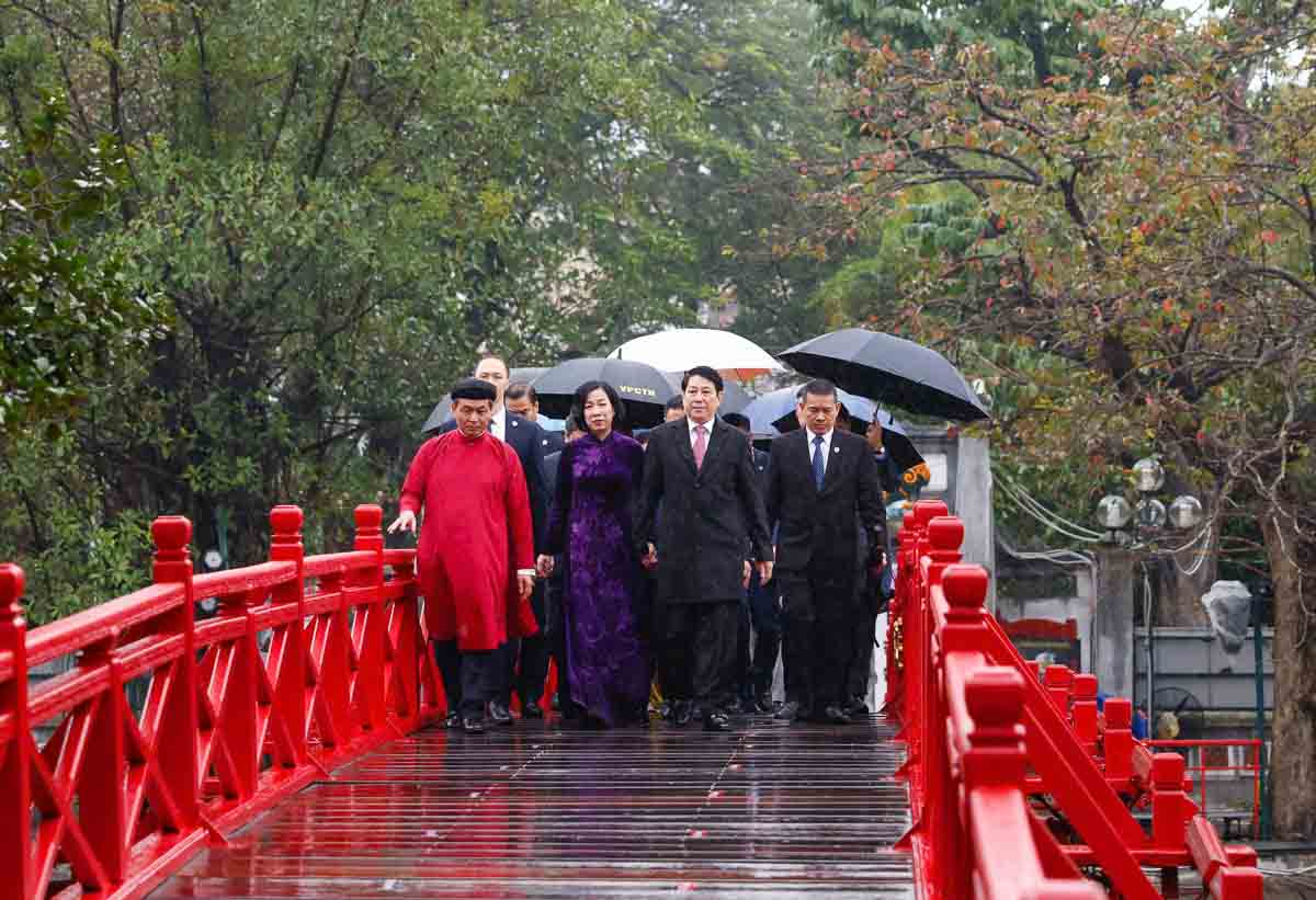 Chương trình Xuân Quê hương 2026 có chủ đề “Khát vọng Việt Nam: Hòa bình, Thịnh vượng”. Ảnh: Hải Nguyễn
