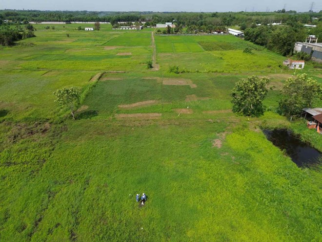 Khu vực cao tốc TPHCM - Mộc Bài đi qua ở TPHCM. Ảnh: Minh Quân