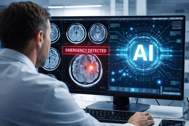 AI đọc ảnh MRI não trong vài giây, tự động phát hiện ca cấp cứu