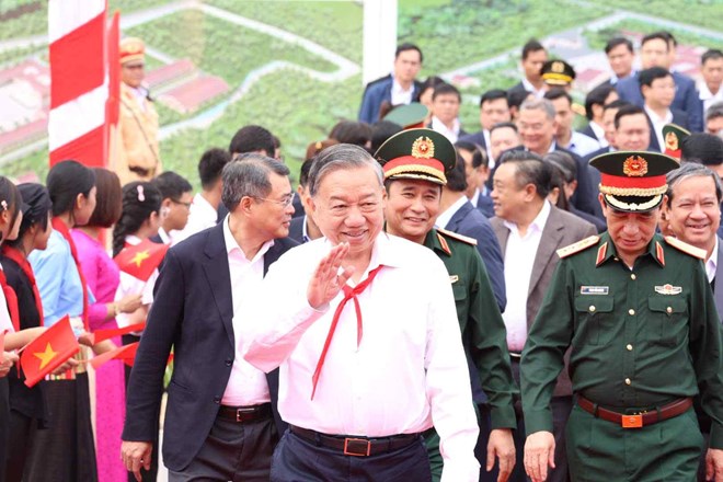 Tổng Bí thư Tô Lâm dự lễ khởi công trường học ở biên giới Đắk Lắk