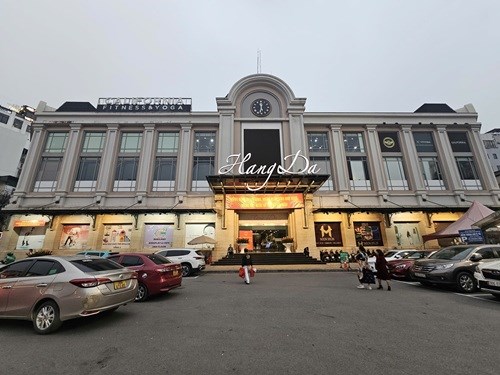 Hà Nội điều chỉnh giao thông quanh chợ Hàng Da để xây bể ngầm