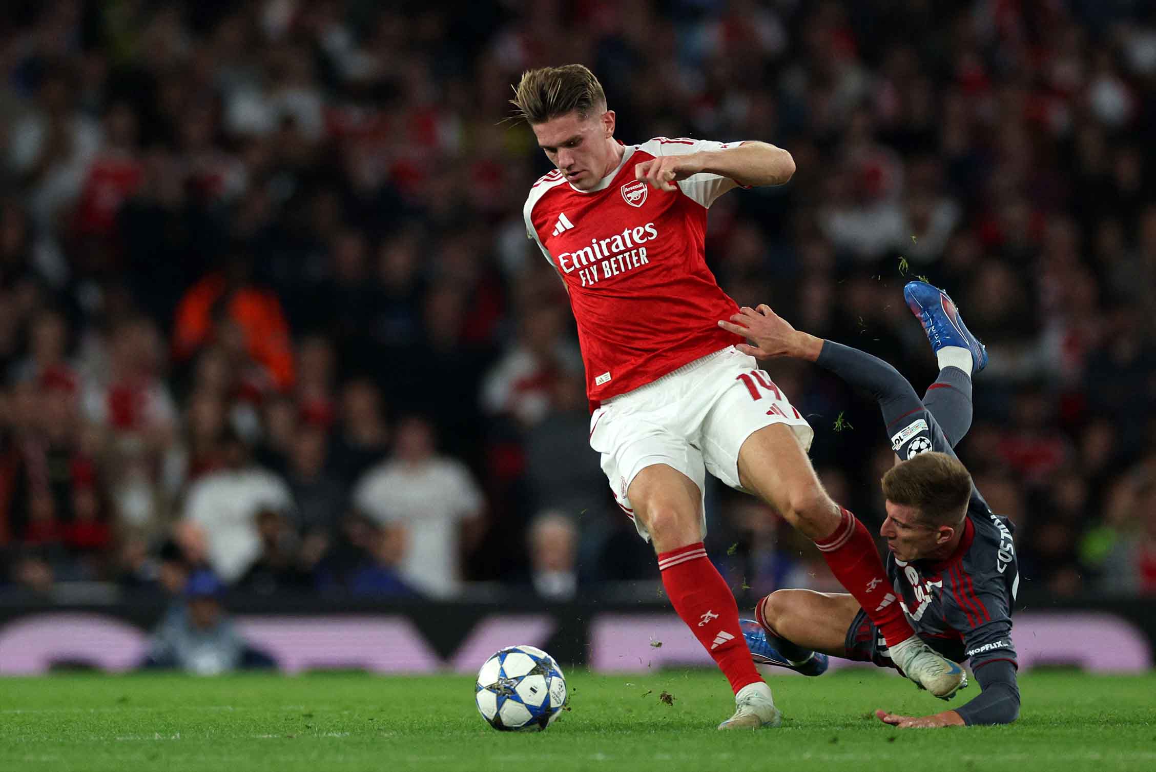 Viktor Gyokeres cần duy trì phong độ để giúp Arsenal vững vàng trong cuộc đua vô địch. Ảnh: AFP