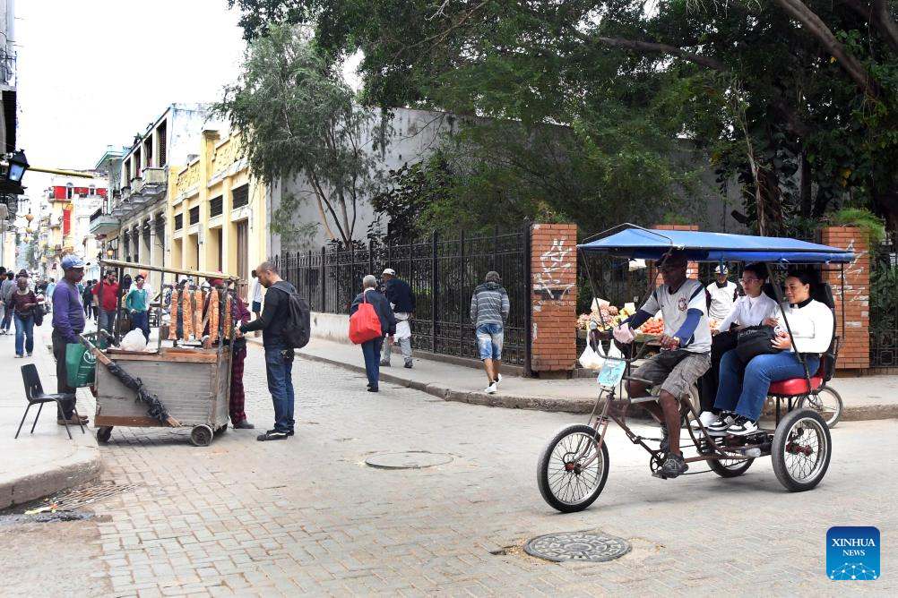 Quang cảnh một con phố ở Havana, Cuba, ngày 23.2.2026. Ảnh: Xinhua