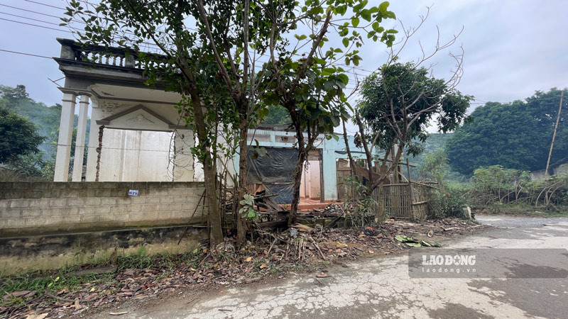 Từ trường học đến nhà dân đều đã giải phóng xong mặt bằng. Ảnh: Đinh Đại