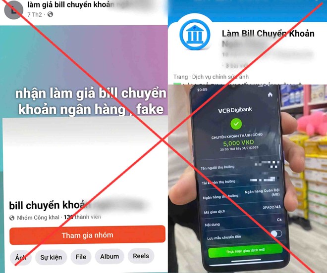 Hộ kinh doanh mất tiền vì thủ đoạn chuyển khoản giả
