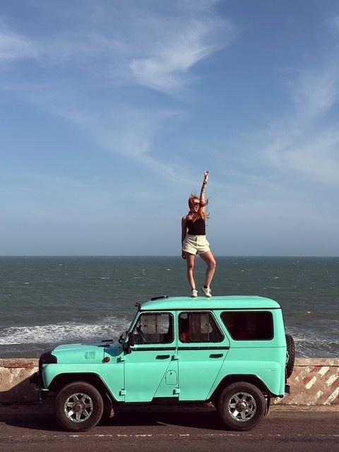 Manuela vui vẻ tận hưởng kỳ nghỉ tại Việt Nam dù chuyến bay bị hủy. Ảnh: NVCC