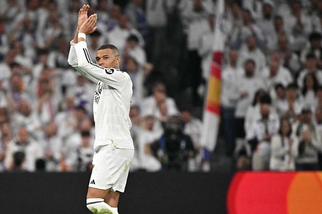 Real Madrid vẫn giành chiến thắng dù vắng Mbappe.  Ảnh: AFP