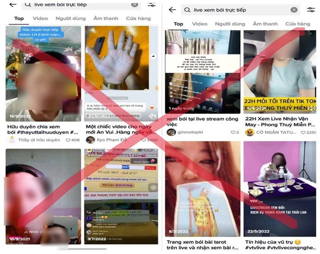 Cảnh báo thủ đoạn lừa đảo xem bói, giải hạn trên mạng xã hội