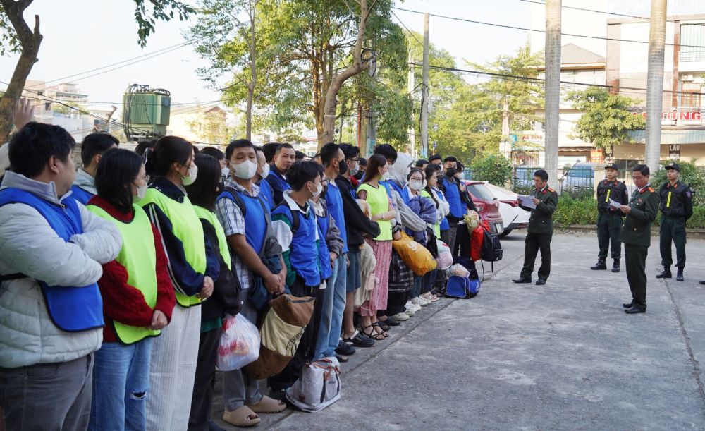Công an Thanh Hóa triệu tập gần 50 đối tượng có liên quan để phục vụ công tác điều tra. Ảnh: Công an Thanh Hóa