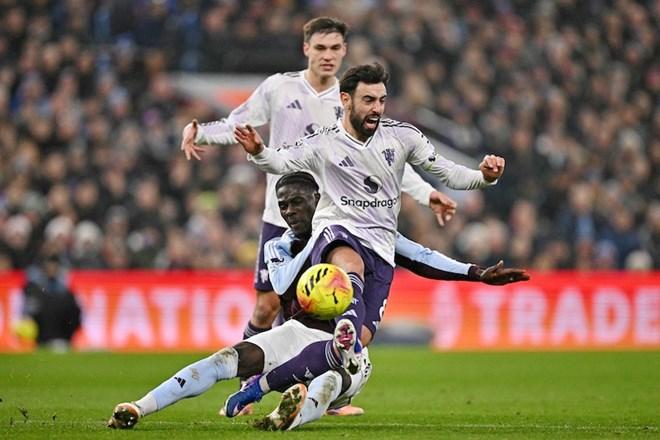 Bruno Fernandes là “trái tim” trong lối chơi của Man United. Ảnh: AFP