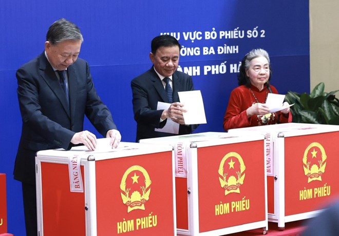 Tổng Bí thư Tô Lâm: Bầu cử là dịp tuyển chọn những người được nhân dân tín nhiệm nhất