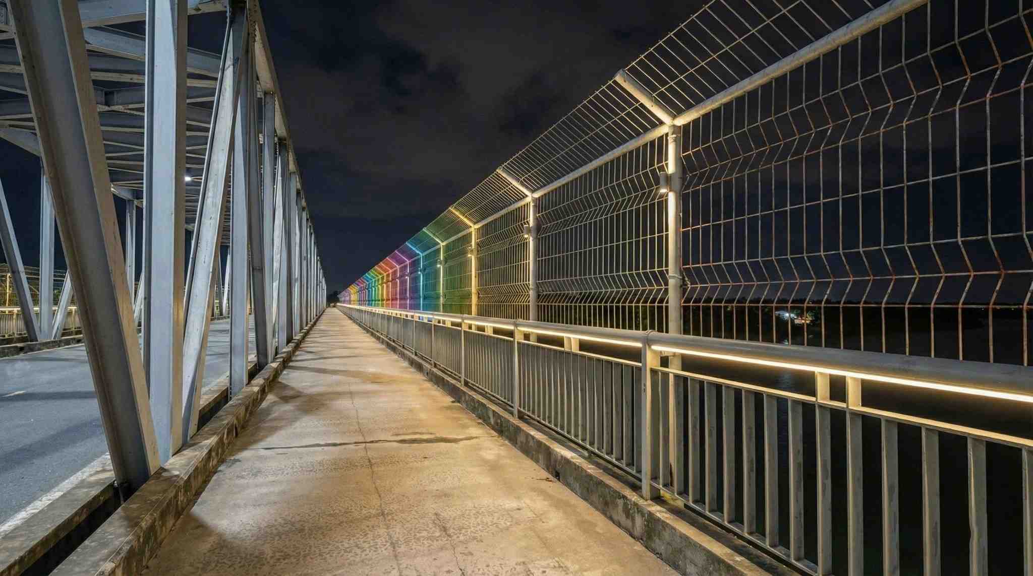 Cầu Bến Thủy 1 sẽ được lắp hệ thống đèn LED nghệ thuật, lung linh về đêm. Ảnh: Ngọc Anh