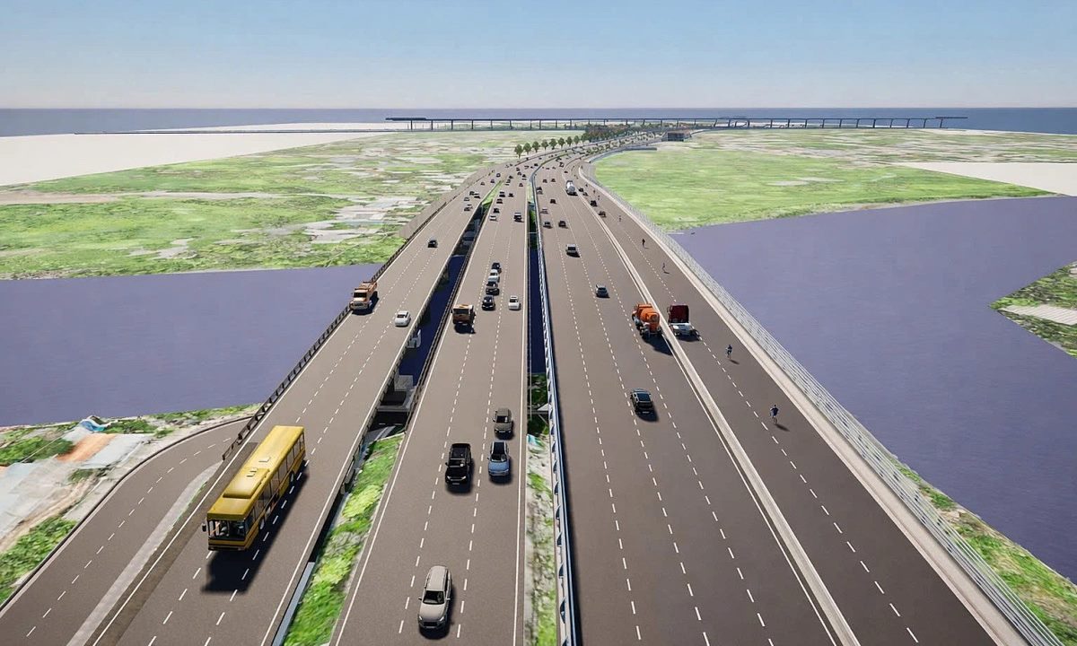 Phối cảnh cầu Bình Điền. Ảnh: Sở Xây dựng TPHCM