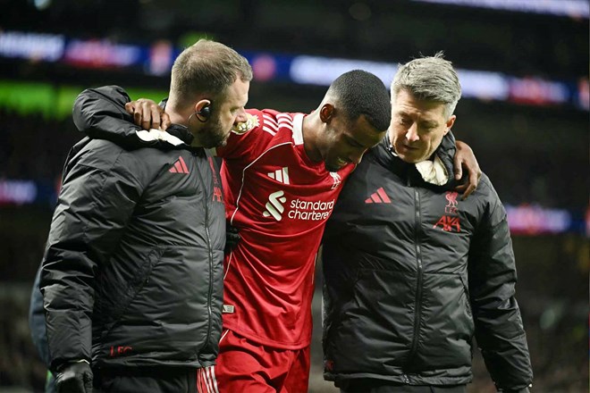 Chấn thương đã làm gián đoạn quá trình thích nghi của Isak tại Anfield.  Ảnh: AFP