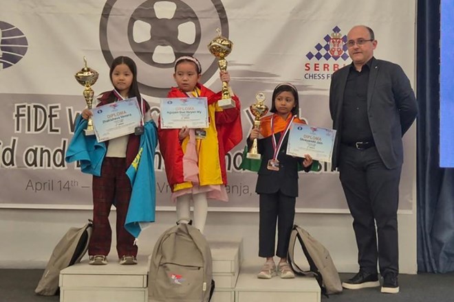 Cờ vua Việt Nam tiếp tục nhận tin vui từ lực lượng trẻ