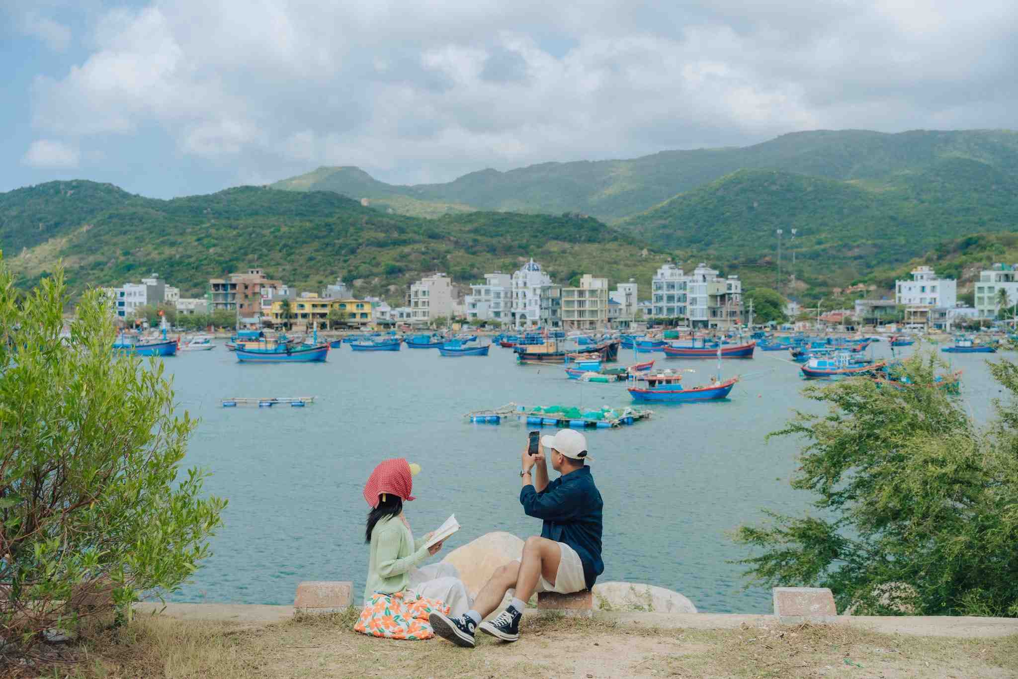 Vịnh Vĩnh Hy thuộc xã Vĩnh Hải, tỉnh Khánh Hòa. Ảnh: Linh Xinh