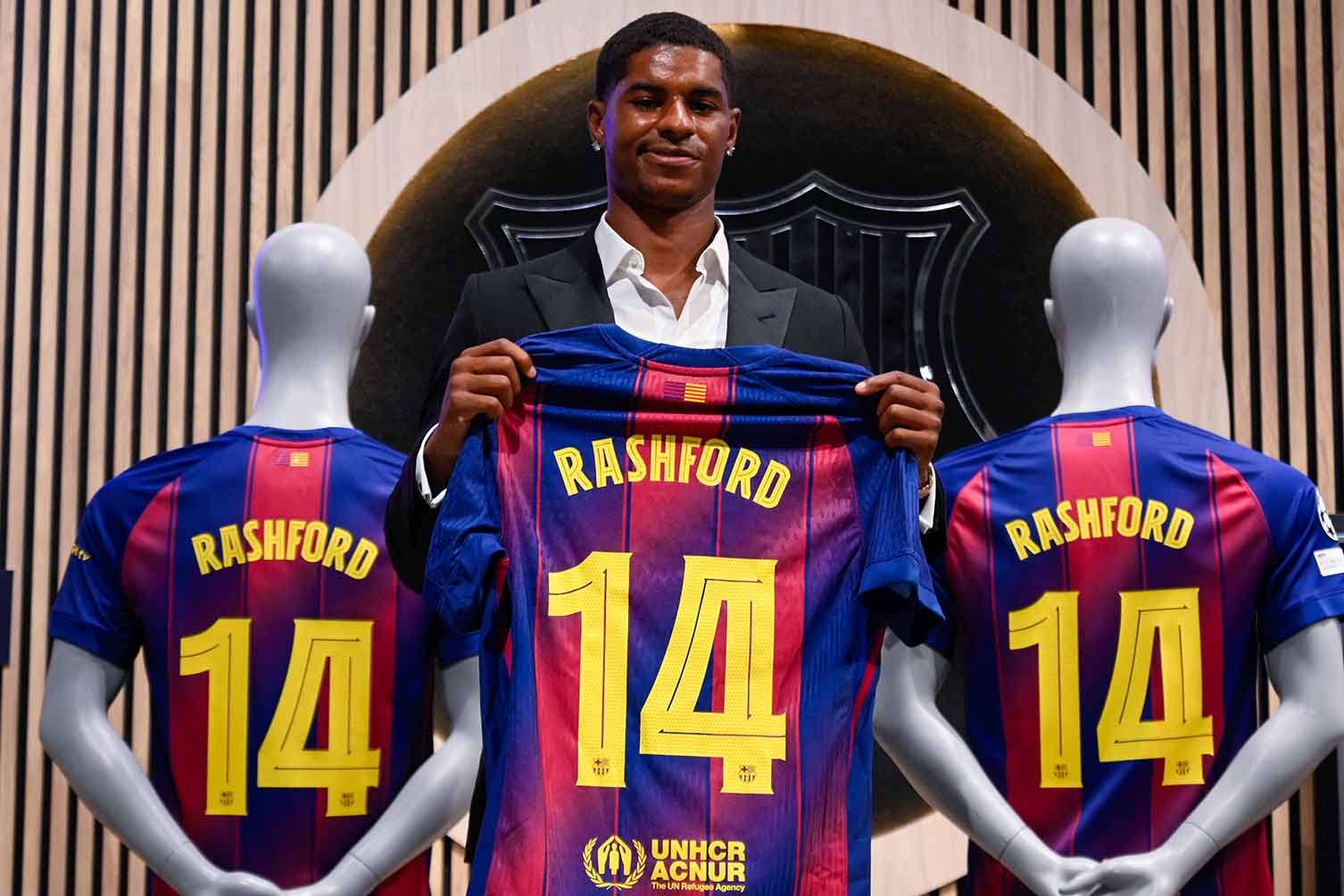 Rashford thi đấu khá tốt trong mùa giải cho mượn tại Barcelona. Ảnh: AFP