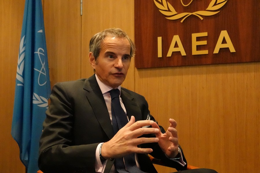 Ông Rafael Grossi cho hay,  Kazakhstan đề xuất tiếp nhận uranium của Iran. Ảnh. Xinhua